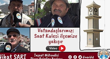 Vatandaşlarımız: Saat Kulesi ilçemize yakışır