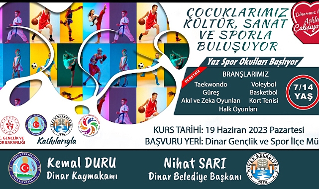 Yaz Spor Okulumuz Başlıyor