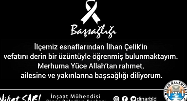 Belediye Başkanımız Nihat Sarı’dan Başsağlığı Mesajı