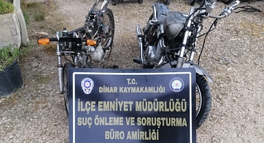 DİNAR EMNİYETİNDEN MOTOSİKLET HIRSIZLARINA DEV OPERASYON