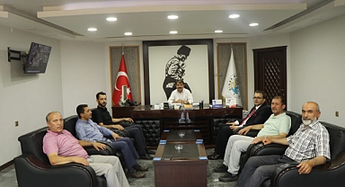 Yeni gelen Müftüden Başkanımıza Ziyaret