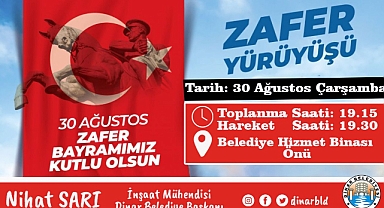 Zafer Yürüyüşümüz 30 Ağustos'ta gerçekleşecek