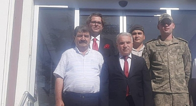 Belediye Başkanımız'dan Askerlik Şube Başkanı Bekiroğlu'na hayırlı olsun ziyareti