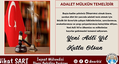 Belediye Başkanımız Nihat Sarı’dan Adli Yıl’ın Başlangıcı Mesajı