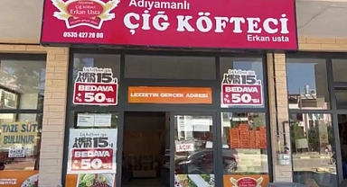 Dinar’da Adıyamanlı Çiğköfteci hizmete girdi