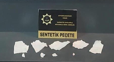 Dinar'da uyuşturucu operasyonunda 1 kişi tutuklandı