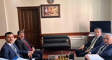 Kaymakam Duru Görevine Yeni Başlayan Ağır Ceza Reisi'ne başarılar diledi