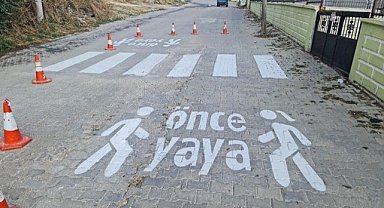 Yaya Geçitleri İl Özel İdaresince yenilendi