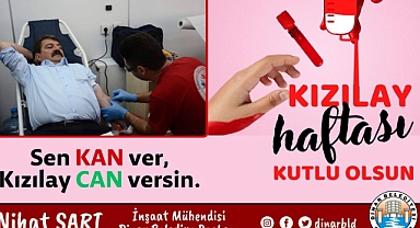 Belediye Başkanımız Nihat Sarı’dan Kızılay Haftası Mesajı