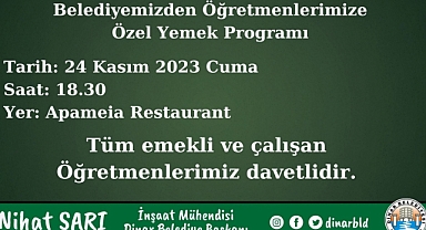 Başkanımız Öğretmenlerimizin her zaman yanında