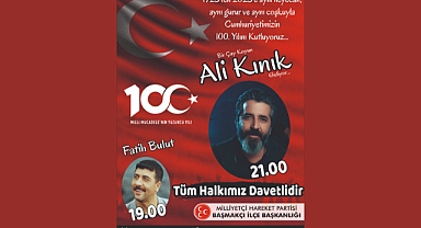 Başmakçı'da Ali Kınık ve Fatih Bulut Konseri verilecek