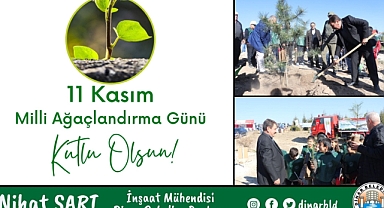 Belediye Başkanımız Nihat Sarı’dan Milli Ağaçlandırma günü mesajı