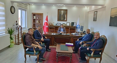 DİTSO EVCİLER KAYMAKAMIMIZA HAYIRLI OLSUN ZİYARETİNDE.