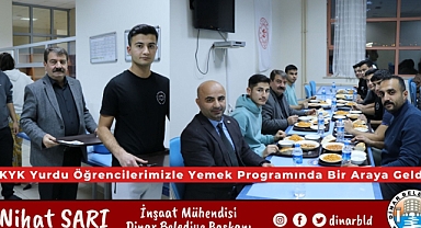 Başkan Sarı, Yurt öğrencileriyle bir araya geldi