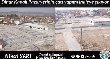 Belediyemiz Pazar Yerinin çatı projesi İhaleye çıkıyor