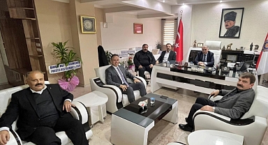 Dinar Belediye Başkanımız Nihat Sarı’dan Yeni Emniyet Müdürü Erdal Yanık’a Hayırlı Olsun Ziyareti