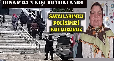 Dinar'da Kadın Kaçırma Olayında 3 Kişi Tutuklandı