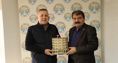 Göknur Meyve Suyu Fabrikası Müdürü Orhan Kanur’dan veda ziyareti