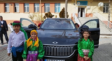 Dinar'da TOGG öğrencilerimizle buluştu