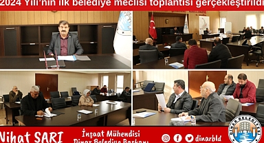 2024 Yılı’nın ilk belediye meclisi toplantısı gerçekleştirildi