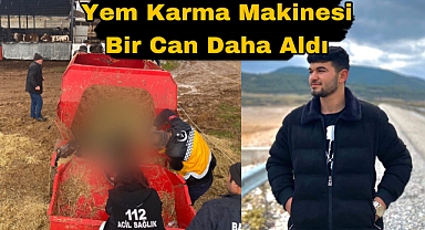 Başmakçı'da Yem Karma Makinesi Yine Can Aldı