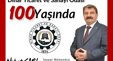 Başkan Nihat Sarı, DİTSO'nun 100. Yılını Kutladı
