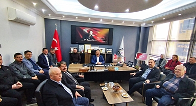 Belediye Başkanı Nihat Sarı, Veli Özcan'ı ziyaret etti