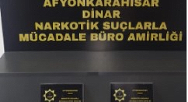 Dinar'da Uyuşturucu Yakalandı