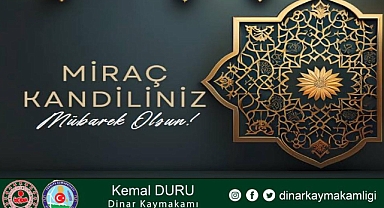 KAYMAKAMIMIZ KEMAL DURU’NUN MİRAÇ KANDİLİ MESAJI