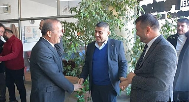 Mehmet Taytak, Afyonkarahisar'da basın mensuplarıyla buluştu.