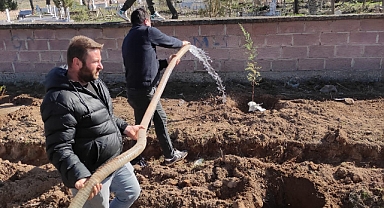 Baraklı Köyünde 140 Çam Fidanı Dikildi