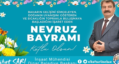 Başkan Nihat Sarı’dan Nevruz Bayramı Kutlama Mesajı