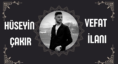 Dinar'da Cenaze İlanı