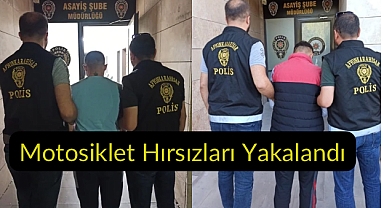 Motosiklet Hırsızları Yakalandı