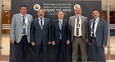 Başkan Özcan, Türkiye Odalar ve Borsalar Birliği Yönetim Kurulu Başkanları İstişare Toplantısına Katıldı