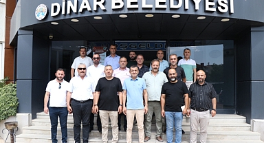 Denizli Büyükşehir Belediye Başkanı Çavuşoğlu’ndan Başkan Topçu’ya Hayırlı Olsun Ziyareti