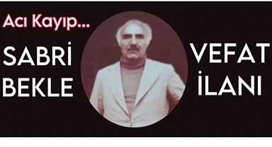 “İlçemiz Esnaflarından Sabri Bekle Vefat Etti”