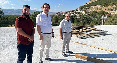 KAYMAKAM DURU TATARLIDA KURAN KURSU İNŞAATINI İNCELEDİ