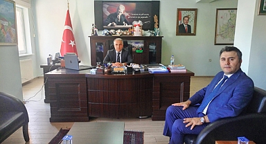 Denetimli Serbestlik Müdüründen Kaymakamımıza Ziyaret