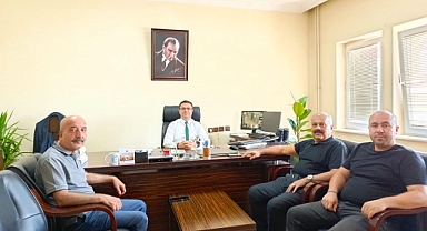 DİNAR TİCARET VE SANAYİ ODASI’NDAN YENİ KURUL MÜDÜRLERİNE HAYIRLI OLSUN ZİYARETİ