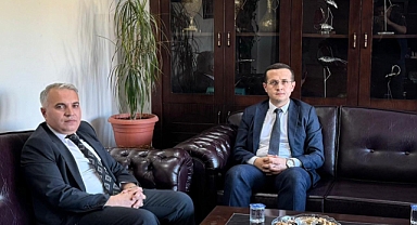 İlçe Kaymakamı Kemal Duru’dan Cumhuriyet Başsavcısı Emre Vurmaz’a Ziyaret