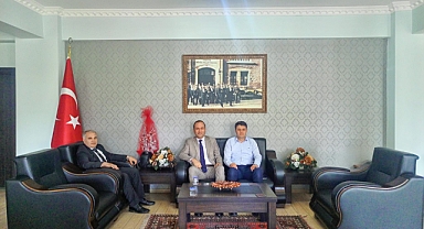 Sandıklı ve Çay Kaymakamlarımız, Kaymakamımız Kemal Duru’yu Ziyaret Etti