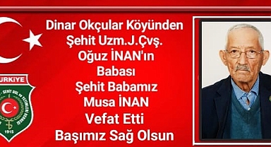 “Şehit Babası Vefat Etti”