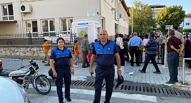 “Zabıta Ekiplerinden Okul Önü Trafik Denetimi”