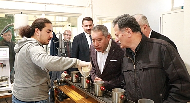 Başkan Topçu, Burdur Şeker Fabrikası Müdürü Arslan'ı Ziyaret Etti.