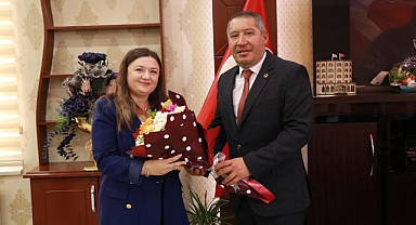 Başkan Topçu'dan Evciler Belediye Başkanı'na Ziyaret