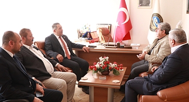 Başkan Topçu'dan Evciler Esnaf ve Sanatkârlar Odası Başkanı'na Ziyaret