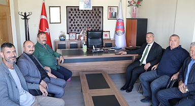 Başkan Veysel Topçu’dan Sandıklı Şoförler ve Otomobilciler Odasına Ziyaret