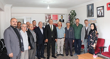 Belediye Başkanı Topçu’dan Sandıklı Chp İlçe Başkanlığına Ziyaret