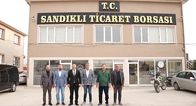 Belediye Başkanı Topçu'dan Sandıklı Ticaret Borsasına Ziyaret